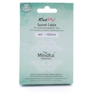 Поворотный кабель с нейлоновым покрытием MindFul KnitPro 3660 фото