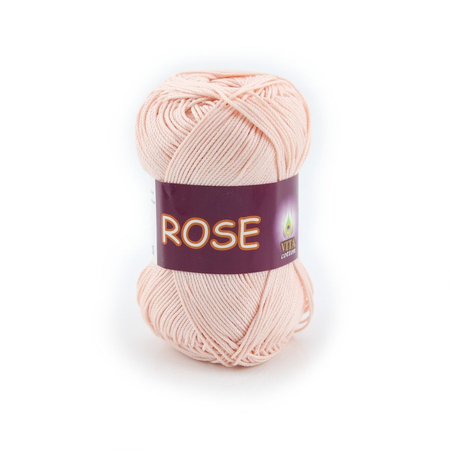 Пряжа Роза (Rose) Вита Котон Роза-3904_світло_рожевий фото