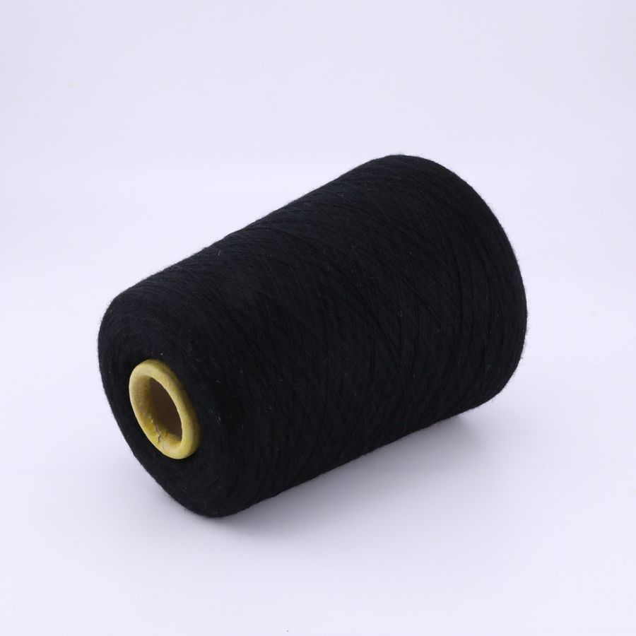 Пряжа Wool Comfort 90% меринос, 10% поліефірне волокно 2/48 Zegna Baruffa Wool_Comfort-чорний фото
