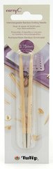 Спиці Туліп зйомні укорочені бамбук CarryC CTMM фото