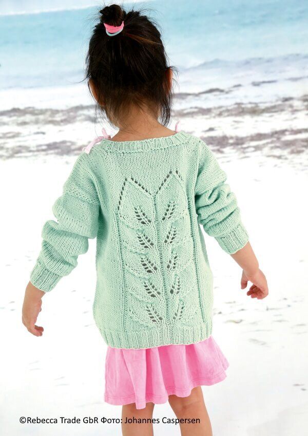 Набір для в'язання дитячого светр Lauriella з пряжі Musante ggh R81M12 фото