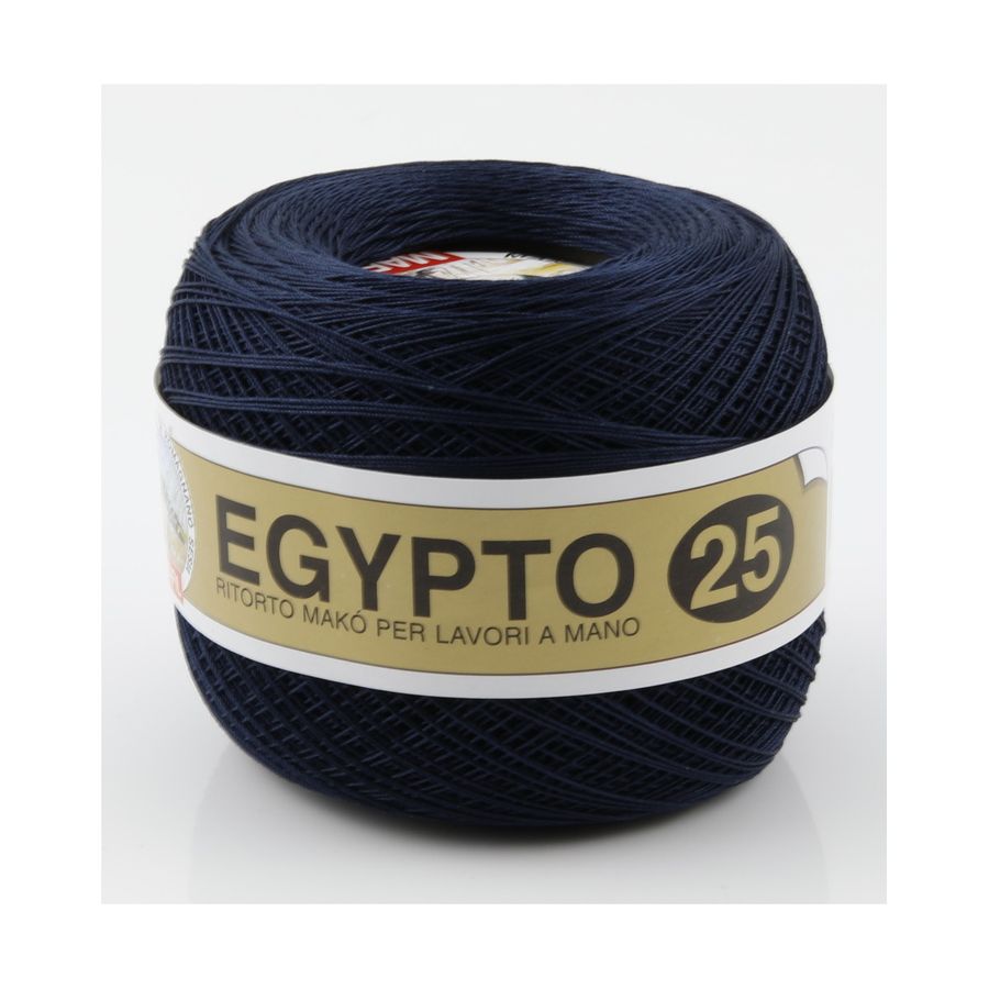 Пряжа Мафил Египто 25 (EGYPTO 25 ORO) Єгипто_25-54_темно_синій фото