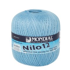 Пряжа Mondial NILO 12 Ніло_12-846_блакитний фото