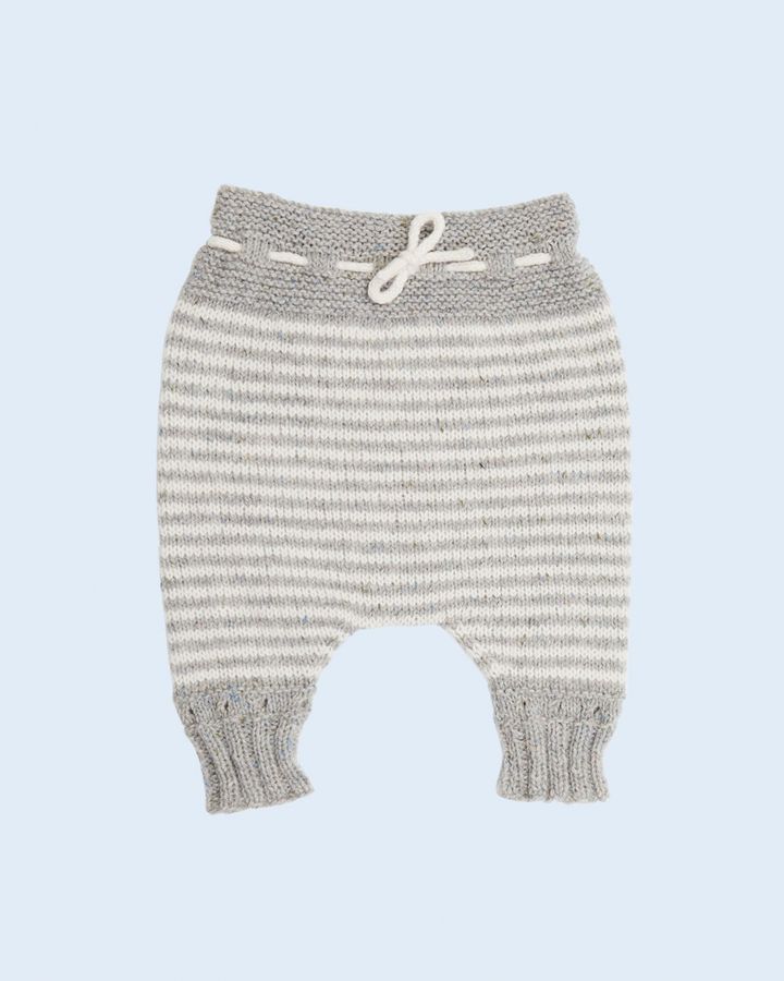 Набір для в'язання штанців #07 для немовлят з пряжі Como Tweed і Como Lamana LBaby03_07 фото