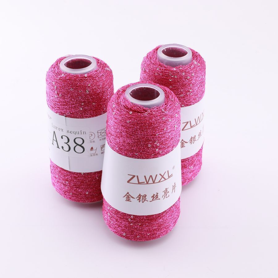 ZLWXL Люрекс+Мікропаєтка, 50г, 1400м ZLW-38_рожево_рудий фото