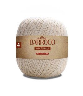 Пряжа BARROCO 4 (100%бавовна, 400гр. 677м) Natur_4 фото