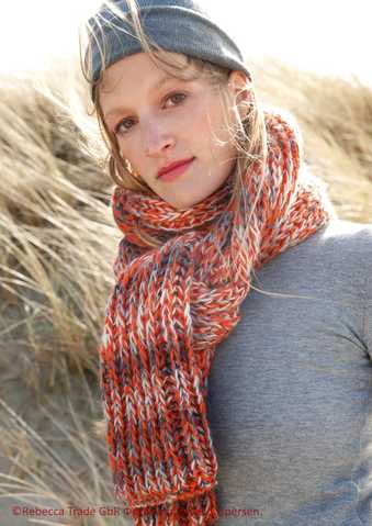 Вязаные шарфики на спицах – 44 модели со схемами и описанием вязания