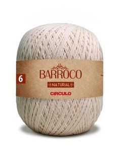 Пряжа BARROCO 6 (100%бавовна, 400гр. 452м) Natur_6 фото