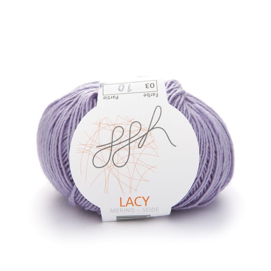 Пряжа Лейсі (Lacy) Гігіха ggh Лейсі-003_фіолетовий фото