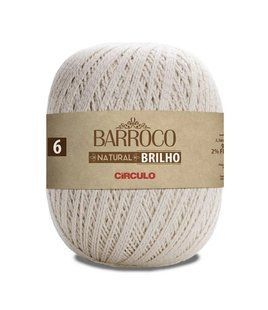Пряжа BARROCO 6 SILVER (98%бавовна, 2 % металік, 400гр. 433м) NaturS_6 фото