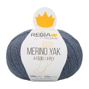Пряжа Merino Yak REGIA Premium Yak-7523_світлий_джинс фото