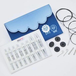 Набір змінних коротких спиць Deluxe Nova Metal KnitPro 10625 фото