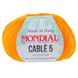 Пряжа Mondial CABLE 5 Кабле_5-42_помаранчевий фото