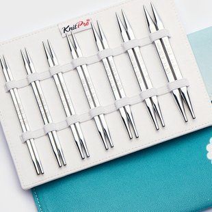 Набір зйомних металевих спиць Deluxe Nova Cubics KnitPro в новій упаковці 12370 фото