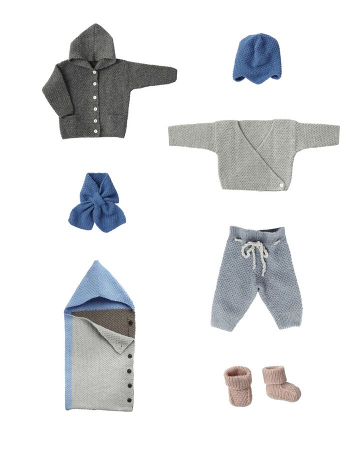 Набір для в'язання штанців для немовлят з пряжі Como Lamana LBaby01_03 фото