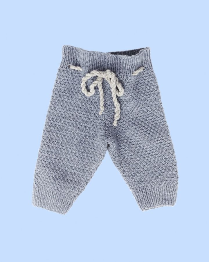 Набір для в'язання штанців для немовлят з пряжі Como Lamana LBaby01_03 фото