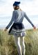 Набір для в'язання жіночого короткого смугастого светра з пряжі Cottina ggh R73M29 фото 2