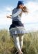 Набір для в'язання жіночого короткого смугастого светра з пряжі Cottina ggh R73M29 фото 4