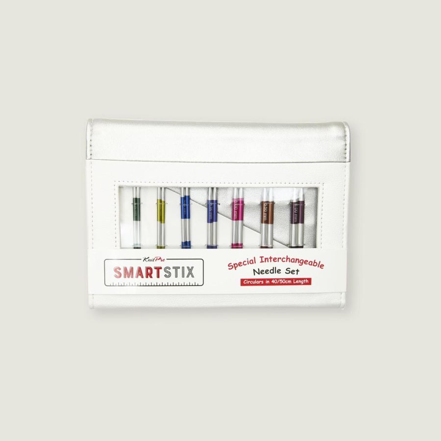 Набір укорочених з'ємних спиць Deluxe (Special) Smartstix KnitPro 42161 фото