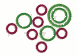 Маркировочные кольца КнитПро (16,5мм-10шт, 10мм-15шт, 6мм-15шт) 10801 фото 1