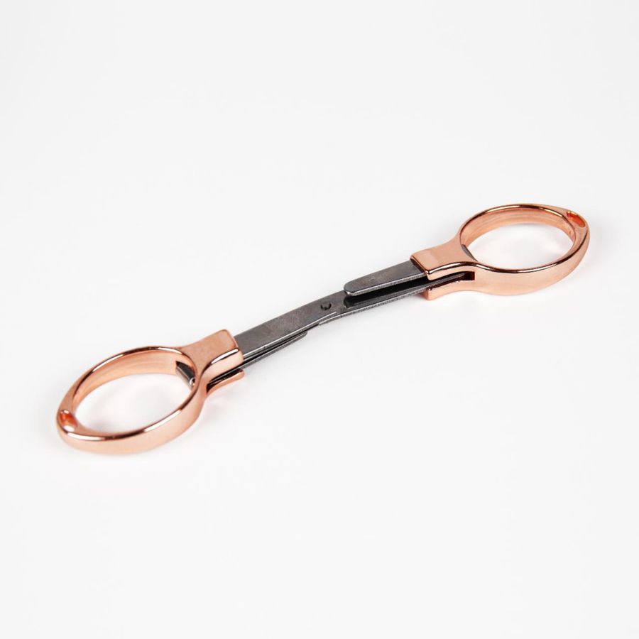 Складные ножницы, 9,6см, розовое золото Clicky KnitPro 11286 фото