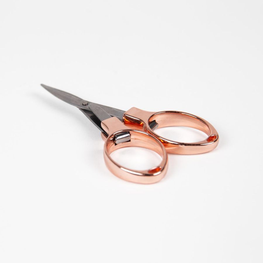 Складные ножницы, 9,6см, розовое золото Clicky KnitPro 11286 фото