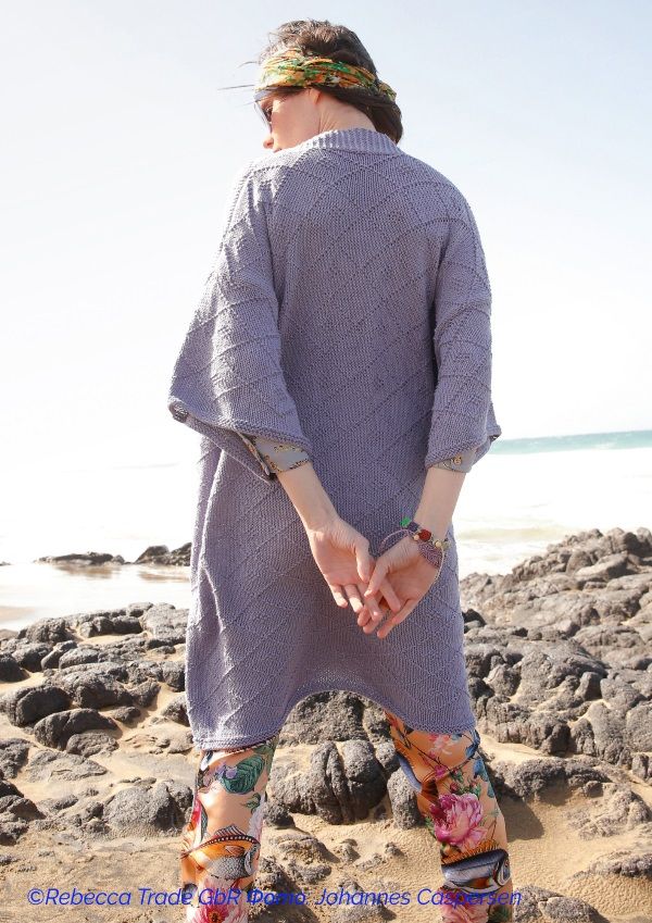 Набор для вязания кимоно с пряжи Linova ggh R74M24 фото