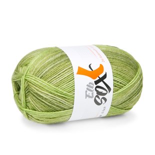 Пряжа Ельб Сокс-6 Флау Колор (ElbSox - 6 Flow-Color) Гигиха ggh ЕльбСокс6Колор-003_зелений_меланж фото