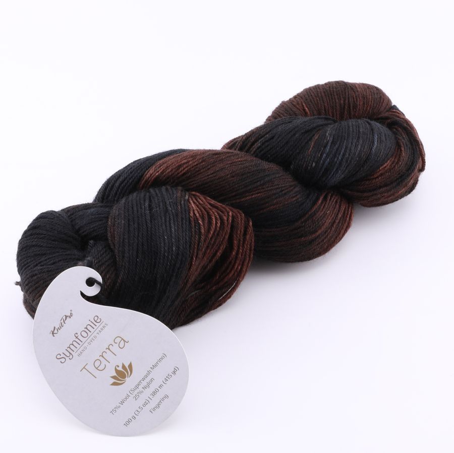 Пряжа секційна TERRA (75% Merino, 25% Nylon) 380м/100г, KnitPro VR200-2010 фото