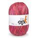 Пряжа Ельб Сокс-6 Флау Колор (ElbSox - 6 Flow-Color) Гігіха ggh ЕльбСокс6Колор-005_червоний_меланж фото 3