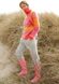 Набір для в'язання жіночого светра з мохера з пряжі KidSeda ggh R75M38 фото 1