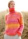 Набір для в'язання жіночого светра з мохера з пряжі KidSeda ggh R75M38 фото 2