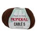 Пряжа Mondial CABLE 5 Кабле_5-250_какао фото