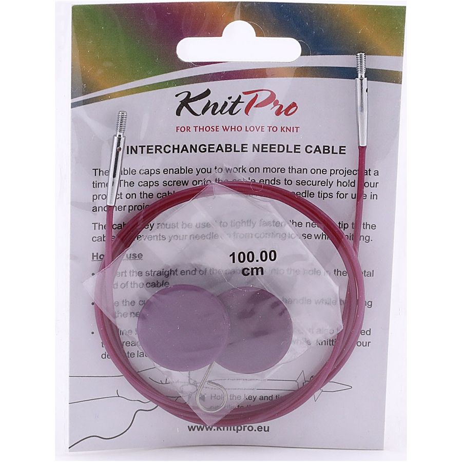 Кабель фіолетовий KnitPro 1050 фото