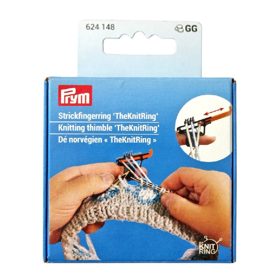 Наперсток для вязания, пластик "The Knit Ring" Prym 624148 фото
