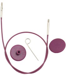 Кабель фіолетовий KnitPro 1050 фото